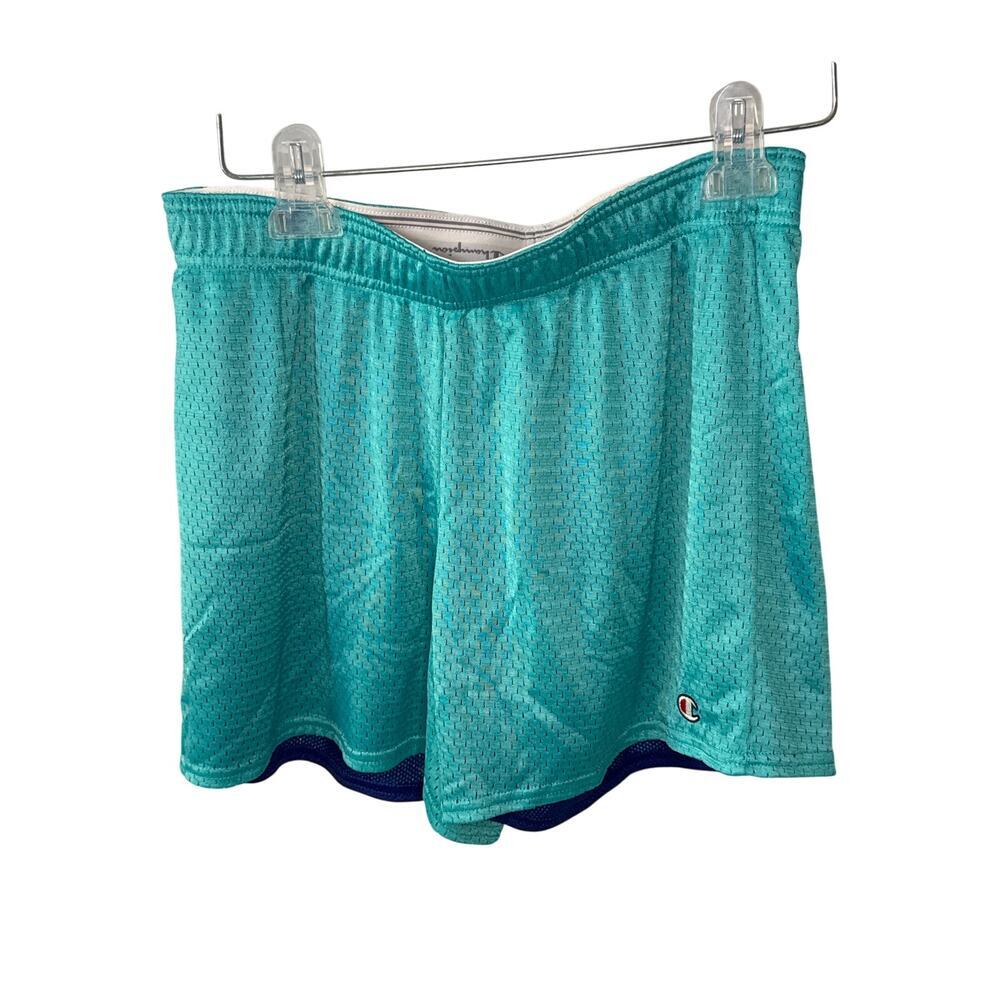 Champion Teal /Blue Reversible Women's Shorts No Size Read Description